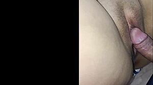 Woman masturbates home