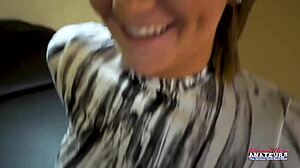 Busty Brunette Cock Ride