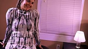 Busty Brunette Cock Ride