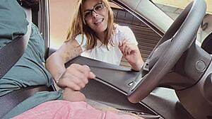 Steamy Street Handjob