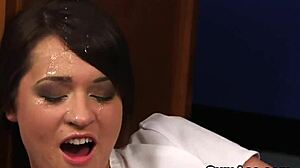 Cumshot Face Swallow