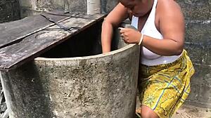 baddie fucked outdoor