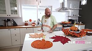 Pervy Kitchen Sucking