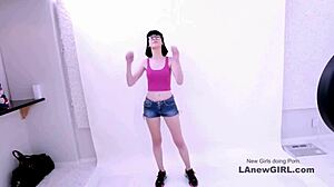 Brunette Seduced Audition