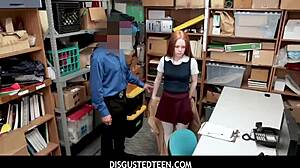Teen Caught Shoplifting Sex