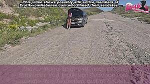 Roadside Busty Blowjob