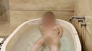 Serene Student Bathing