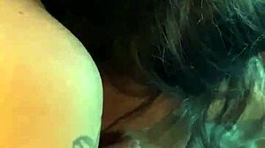 Sucking massive cock