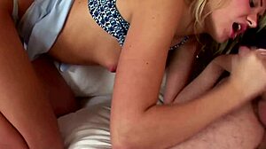 Blonde's Intense Handjob