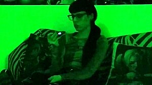 Goth Mistress Smoking