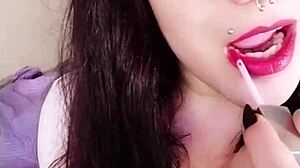 hot brunette backstage