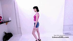 Brunette Seduced Audition