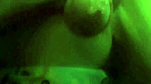 Shemale slut plays cock