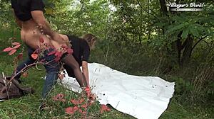 wife's forest anal quickie 🌳