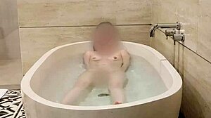 Serene Student Bathing