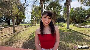 Curly Pixie Fucked Outdoor