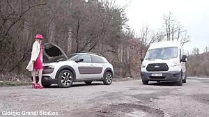 Barbie Rough Anal Gangbang