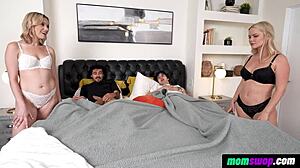 Hunter Stepmoms Sneaking Orgy