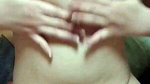 Chinese milf masturbates