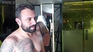 blonde backstage orgy