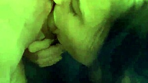 Sucking massive cock