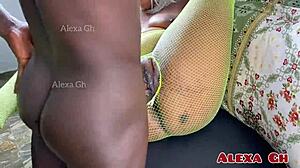 Ebony Creampie Pounding