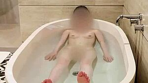 Serene Student Bathing