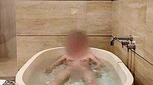 Serene Student Bathing