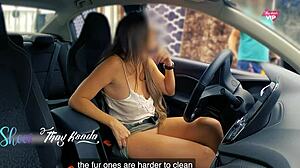 Naughty teasing salesman