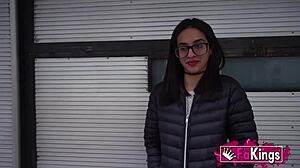 Latina Takes Monster Cock