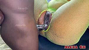 Ebony Creampie Pounding