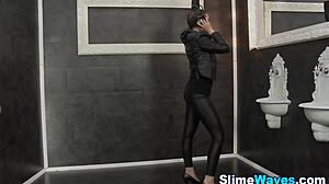 Glamour Babe Masturbates