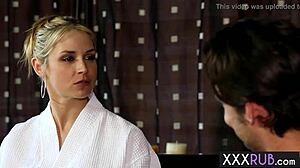 blonde rides big cock