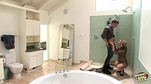 Cheating Blonde Anal DP