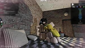 Intense Castle Blowjob