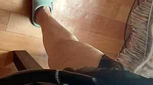 Thrilling Office Masturbation