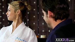 blonde rides big cock