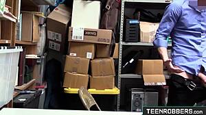 Guard Fucks Ebony Teen