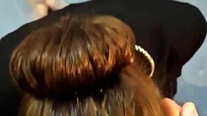 Quick Brunette Pussy Fuck