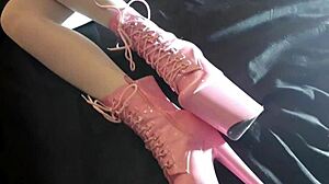 laura xxx heels pantyhose