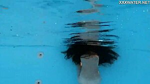 Skinny Babe Swimming