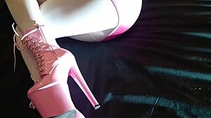 laura xxx heels pantyhose