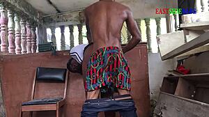 Ebony Outdoor Creampie Sex