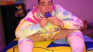 Chubby Femboy Jerks Cock