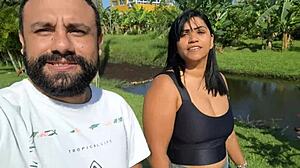 banho peladinha quintal