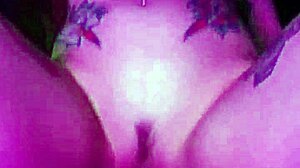 Pink Drip Detail