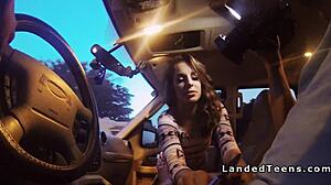 Teen Hitchhiker Bang