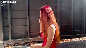 Big Tits MILF Smoking