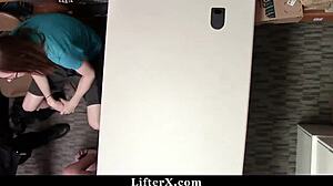 Shoplifter's Public Dicking Punishment