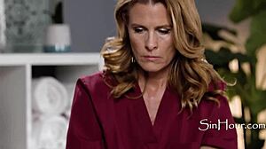 Snapping Masseuse Client